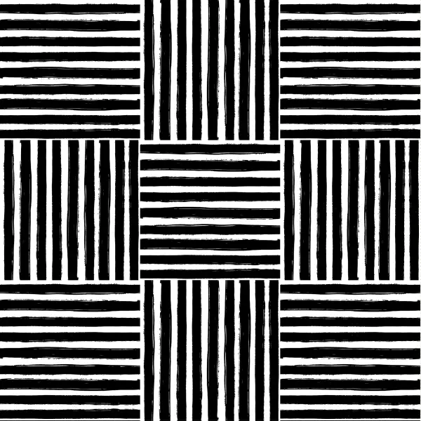 noir et blanc Les rayures graphiques