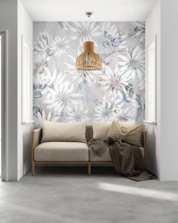 Papier Peint Floral Vintage Apaisant – Gallery