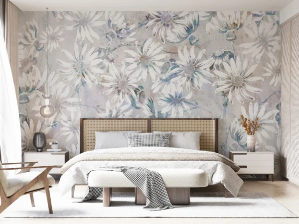 Papier Peint Floral Vintage Apaisant – Gallery