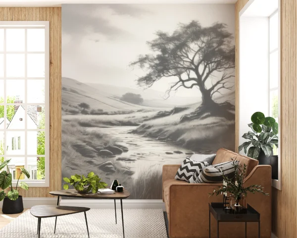 Papier Peint Forêt Tropicale Botanique Moderne – Gallery