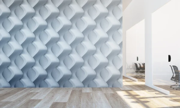 Papier Peint Géométrique Élégant Blanc Cassé – Gallery