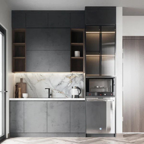 Papier Peint Marbre Luxueux Élégant Gris Beige – Gallery