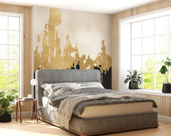 Papier Peint Botanique Moderne Beige Clair – Gallery