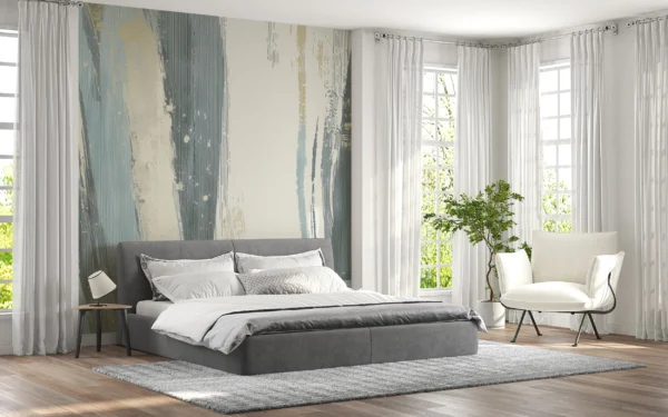Papier Peint Floral Scandinave Beige Clair – Gallery