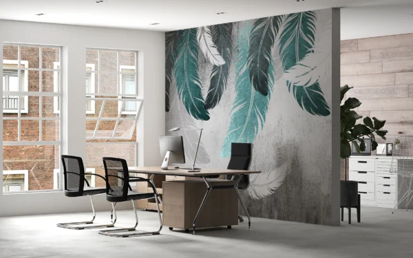 Papier Peint Floral Scandinave Vert d’Eau – Gallery