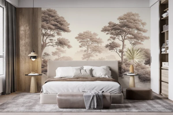 Papier Peint Forêt Dense Nature Apaisante – Gallery