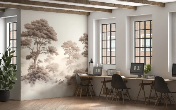 Papier Peint Forêt Dense Nature Apaisante – Gallery