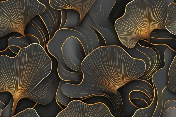 Papier Peint Tropical Moderne Feuilles de Palmier – Wallpaper