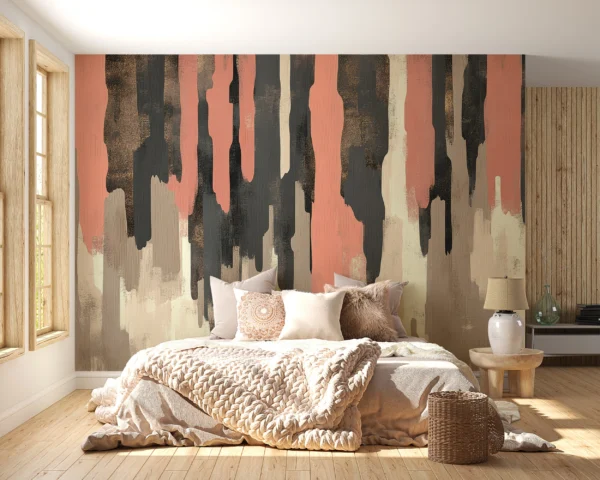 Papier Peint Abstrait Scandinave Naturel Apaisant – Gallery