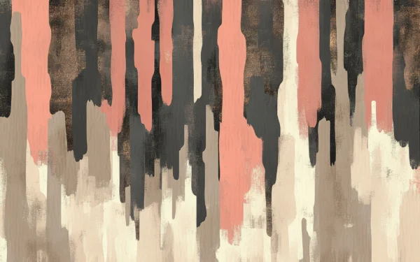 Papier Peint Abstrait Scandinave Naturel Apaisant – Wallpaper