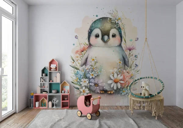 Papier Peint Botanique Art Déco Floral Élégant – Gallery