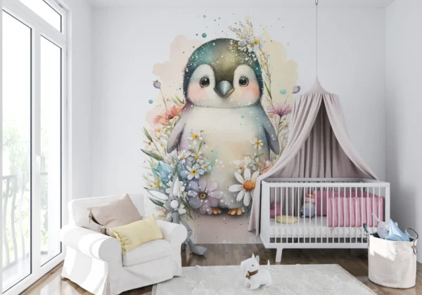 Papier Peint Botanique Art Déco Floral Élégant – Gallery