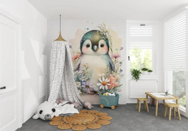 Papier Peint Botanique Art Déco Floral Élégant – Main
