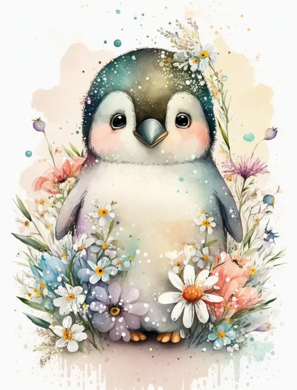 Papier Peint Botanique Art Déco Floral Élégant – Wallpaper