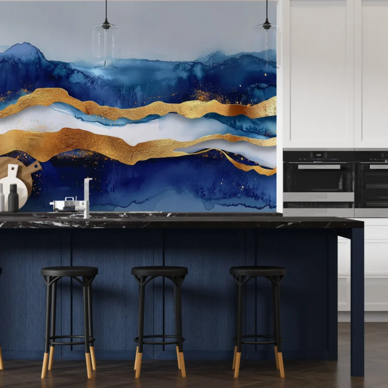 Papier Peint Brutalisme Moderne Abstrait Beige Gris – Main