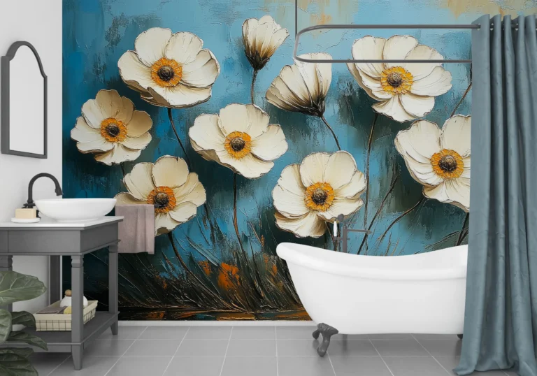 Papier Peint Feuillage Naturel Épuré Beige Vert – Main