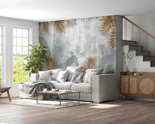 Papier Peint Floral Romantique Vert D’Eau – Gallery