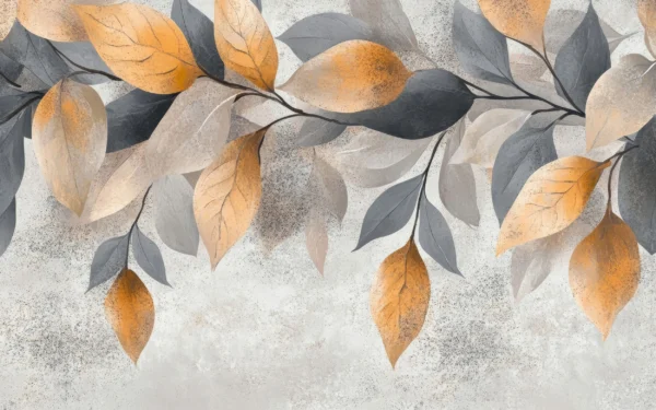 Papier Peint Floral Scandinave Beige Apaisant – Wallpaper