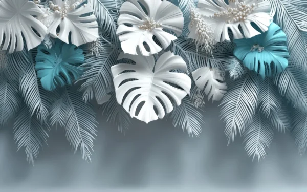 Papier Peint Floral Vintage Chic Beige et Vert – Wallpaper