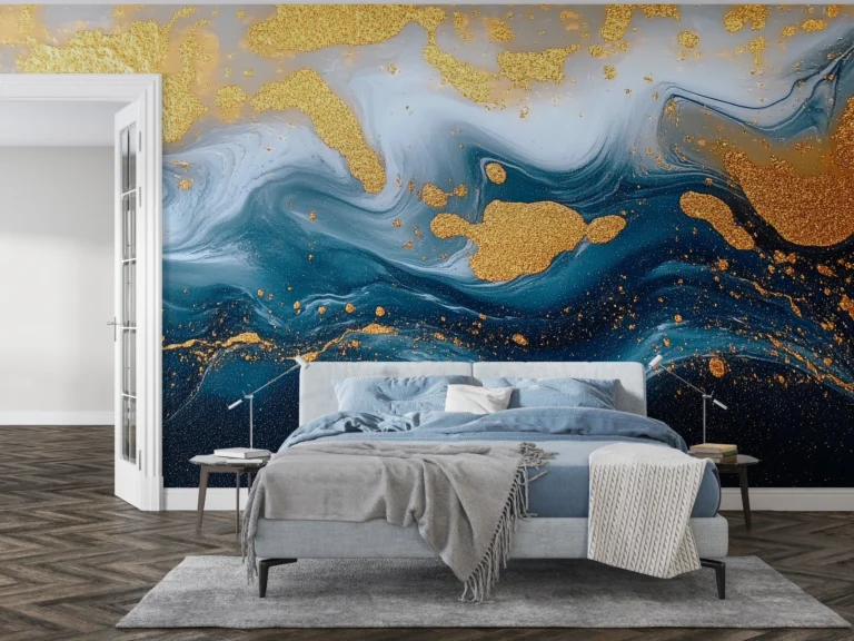 Papier Peint Minimaliste Tropical Beige Clair – Main