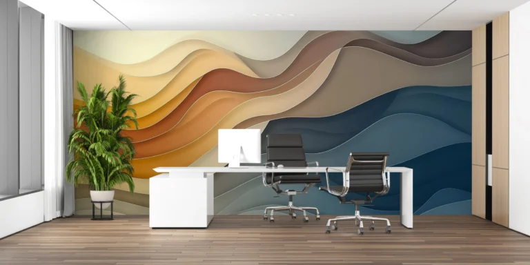 Papier Peint Naturel Texturé Beige Crème – Main