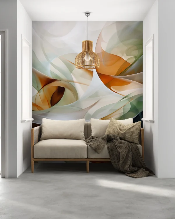 Papier Peint Scandinave Feuilles Apaisantes Naturelles – Gallery