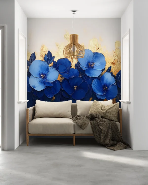 Papier Peint Tropical Chic Art Déco Vert d’Eau – Gallery