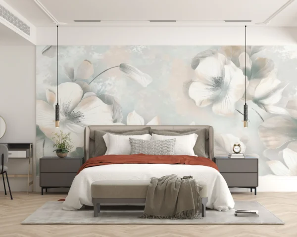 Papier Peint Tropical Chic Feuilles de Palmier Émeraude – Gallery