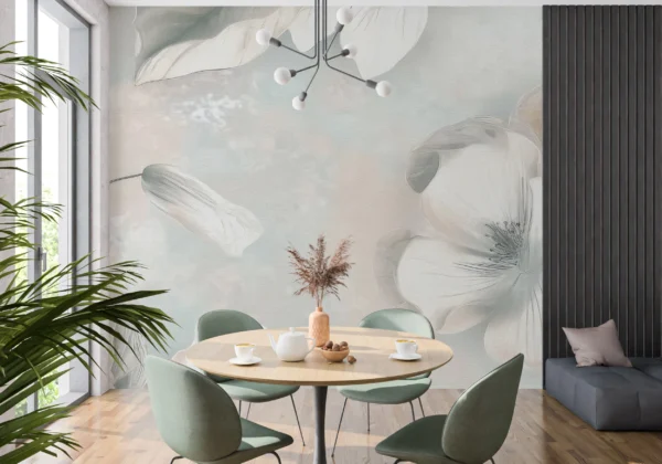 Papier Peint Tropical Chic Feuilles de Palmier Émeraude – Gallery
