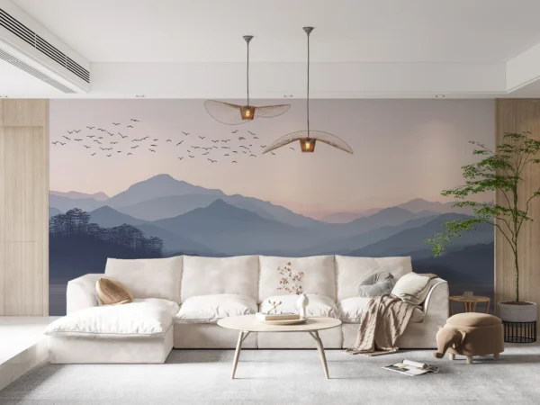 Papier Peint Tropical Contemporain Vert Kaki – Gallery