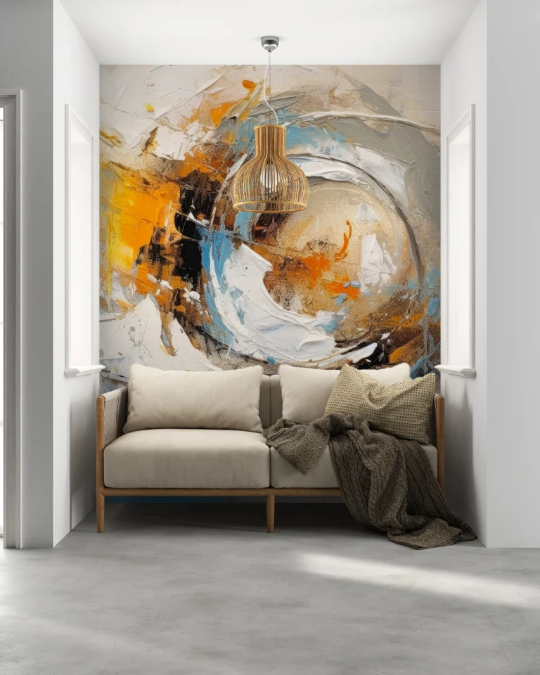 Papier Peint Tropical Feuillage Vert Apaisant – Main