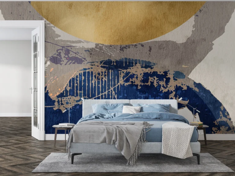 Papier Peint Végétal Minimaliste Beige Clair – Main