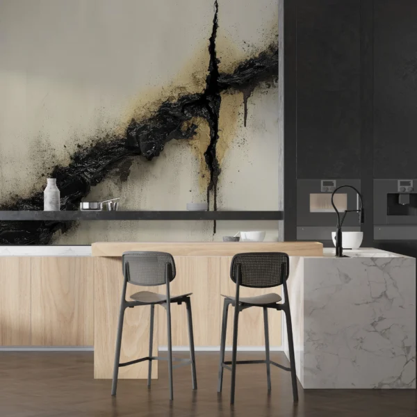 Papier Peint Végétal Scandinave Beige Clair – Gallery