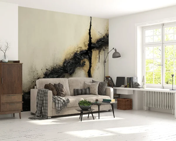 Papier Peint Végétal Scandinave Beige Clair – Gallery