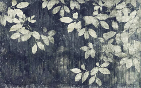 Papier Peint Végétation Contemporaine Vert Olive – Wallpaper