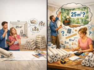Combien de rouleaux de papier peint pour 25 m²